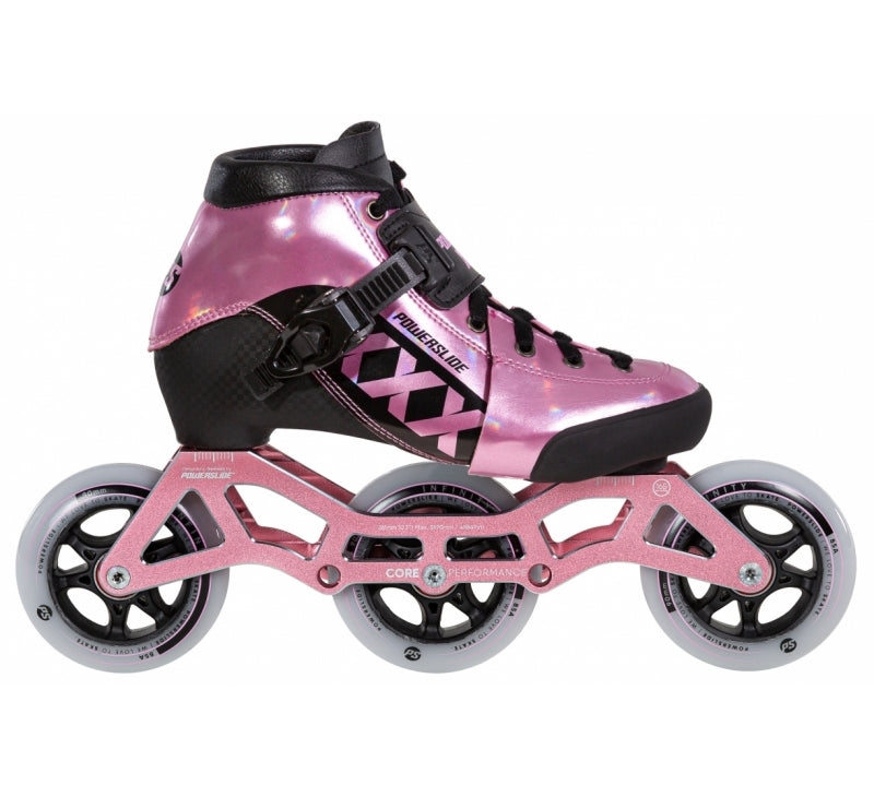 Powerslide 3X Pink, justerbare