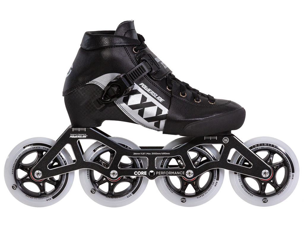Powerslide 3X Black, justerbare
