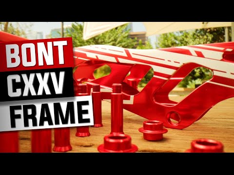 2PF CXXV 125mm Red Inline Skating Frame